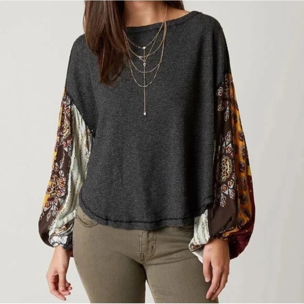 Free People We The Free Blossom Thermal Top Size M